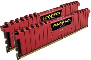 Corsair Vengeance LPX, DDR4, 8 Гбайт, 3200 МГц, CL16 (CMK8GX4M1E3200C16) цена и информация | Оперативная память (RAM) | pigu.lt