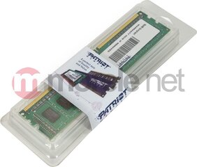 Patriot DDR3 4Гб 1333МГц CL9 (PSD34G133381) цена и информация | Оперативная память (RAM) | pigu.lt