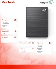 Seagate STKG1000400 цена и информация | Внутренние жёсткие диски (HDD, SSD, Hybrid) | pigu.lt