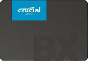 SSD|CRUCIAL|BX500|2TB|SATA 3.0|Write speed 500 MBytes/sec|Read speed 540 MBytes/sec|2,5"|TBW 720 TB|MTBF 1500000 hours|CT2000BX500SSD1 цена и информация | Внутренние жёсткие диски (HDD, SSD, Hybrid) | pigu.lt