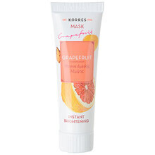 Šviesinanti greipfrutų kaukė Korres Mask Instant Brightening Grapefruit, 18 ml kaina ir informacija | Veido kaukės, paakių kaukės | pigu.lt