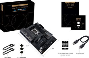 Mainboard|ASUS|Intel B660|LGA1700|ATX|Memory DDR4|Memory slots 4|1xPCI-Express 3.0 1x|1xPCI-Express 3.0 4x|1xPCI-Express 5.0 16x|3xM.2|1xHDMI|1xDispla kaina ir informacija | Pagrindinės plokštės | pigu.lt