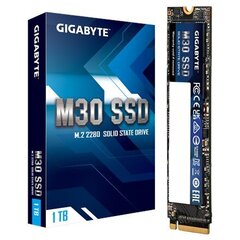 SSD|GIGABYTE|1TB|M.2|PCIE|NVMe|3D TLC|Write speed 3000 MBytes/sec|Read speed 3500 MBytes/sec|MTBF 2000000 hours|GP-GM301TB-G kaina ir informacija | Vidiniai kietieji diskai (HDD, SSD, Hybrid) | pigu.lt