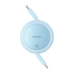 Baseus Free2Pull Mini USB-C to USB-C 60W USB cable, 1m (blue) цена и информация | Кабели для телефонов | pigu.lt