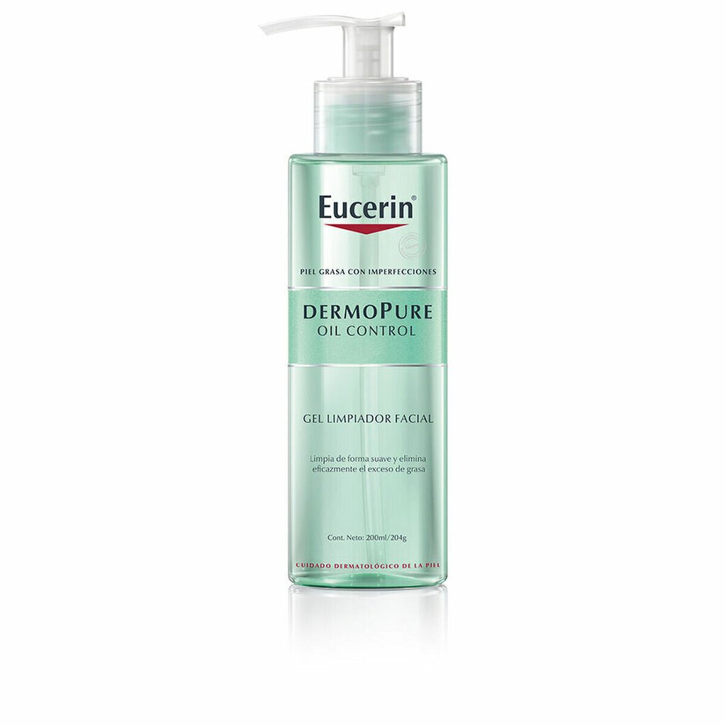 Veido valymo gelis Eucerin Oil Control, 200 ml kaina ir informacija | Veido prausikliai, valikliai | pigu.lt