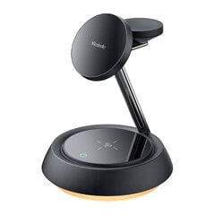 Mcdodo CH-4952 3-in-1 15W wireless charger (phone|TWS|Apple watch) black цена и информация | Зарядные устройства для телефонов | pigu.lt