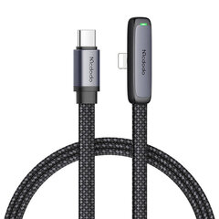 Mcdodo CA-3350 USB to USB-C angle cable, 1.2m (black) kaina ir informacija | Laidai telefonams | pigu.lt