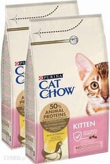 Purina Cat Chow su vištiena, 1,5 kg kaina ir informacija | Sausas maistas katėms | pigu.lt