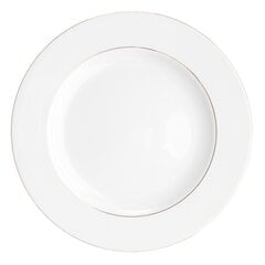 Тарелка MariaPaula Classics с золотыми линиями, 26 см цена и информация | Посуда, тарелки, обеденные сервизы | pigu.lt