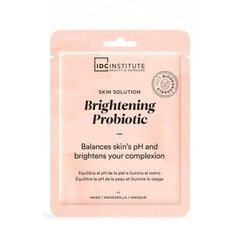 Маска для лица IDC Institute Skin Solution Brightening Probiotic цена и информация | Маски для лица, патчи для глаз | pigu.lt