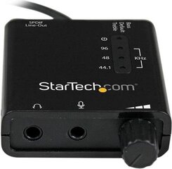 StarTech ICUSBAUDIO2D kaina ir informacija | Garso plokštės | pigu.lt