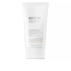 Giliai valančios kreminės putos Biotherm Cera Cream To Foam Cleanser, 150 ml цена и информация | Средства для очищения лица | pigu.lt