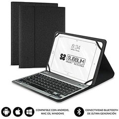 Чехол для планшета с клавиатурой Subblim KEYTAB PRO 10.1" Bluetooth цена и информация | Рюкзаки, сумки, чехлы для компьютеров | pigu.lt