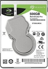 Seagate BarraCuda 500GB SATA3 (ST500LM034) цена и информация | Внутренние жёсткие диски (HDD, SSD, Hybrid) | pigu.lt