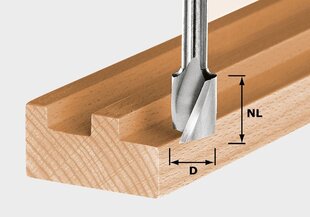 Spiralinė griovelių freza Festool HW Spi S8 D6/21 490978 kaina ir informacija | Frezos | pigu.lt