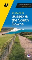 50 Walks in Sussex &amp; South Downs 5th New edition kaina ir informacija | Knygos apie sveiką gyvenseną ir mitybą | pigu.lt