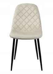 Бархатное кресло Orlando 43 x 52 x 83 см, песочный цена и информация | Стулья для кухни и столовой | pigu.lt