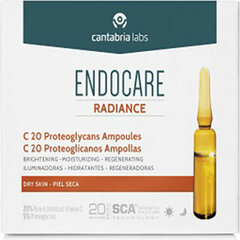 Ampulės veido priežiūrai Endocare Radiance Proteoglicanos, moterims, 30 x 2 ml kaina ir informacija | Veido aliejai, serumai | pigu.lt