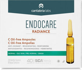 Ampulės Endocare C Oil Free Ampoules, 30 x 2ml kaina ir informacija | Veido aliejai, serumai | pigu.lt