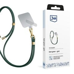 3MK EasyClip Dark Green (gold) smycz do telefonu kaina ir informacija | Telefono laikikliai | pigu.lt