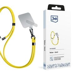 3MK EasyClip Yellow (black) smycz do telefonu kaina ir informacija | Telefono laikikliai | pigu.lt