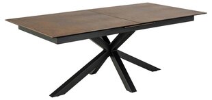 Valgomojo stalas Bendt Heaven, 200-240x100 cm, rudas kaina ir informacija | Virtuvės ir valgomojo stalai, staliukai | pigu.lt