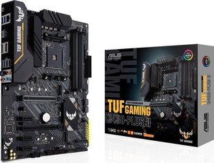 Asus TUF GAMING B450-PLUS II kaina ir informacija | Vaizdo plokštės (GPU) | pigu.lt