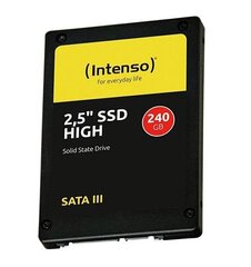 INTENSO (3813440) 2,5" SSD SATA III High 240GB kaina ir informacija | Vidiniai kietieji diskai (HDD, SSD, Hybrid) | pigu.lt