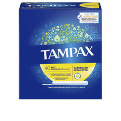 Įprasti tamponai Tampax 40 vnt. цена и информация | Тампоны, гигиенические прокладки для критических дней, ежедневные прокладки | pigu.lt