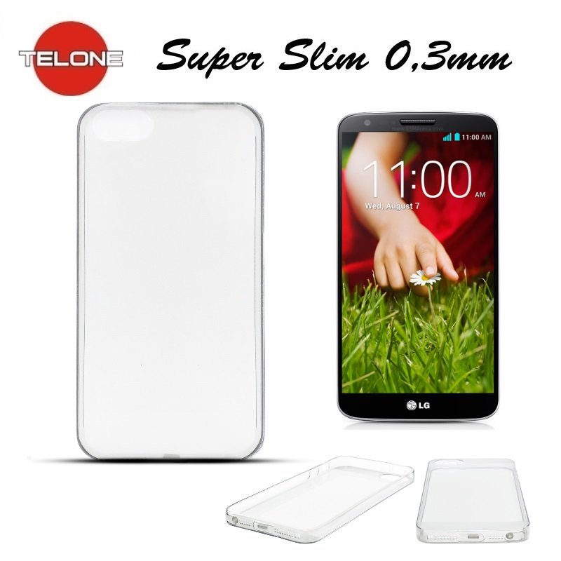 Telone Ultra Slim 0.3mm, skirtas LG D802 Optimus G2, skaidrus