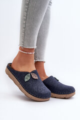 Women's Felt Slippers Inblu ED000013 Navy 31828-21 цена и информация | Тапочки женские | pigu.lt