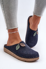 Women's Felt Slippers Inblu ED000013 Navy 31828-21 цена и информация | Тапочки женские | pigu.lt