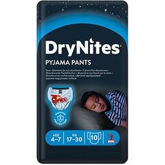 Sauskelnės-kelnaitės HUGGIES DryNites Boys (17-30 kg) 4-7m, 10 vnt. kaina ir informacija | Sauskelnės | pigu.lt