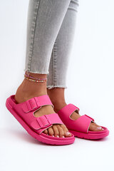 Light Foam Women's Sandals with Buckles Big Star NN274A754 Fuchsia 31838-21 цена и информация | Женские тапочки | pigu.lt