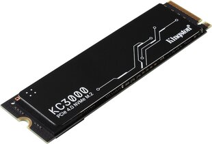 SSD|KINGSTON|KC3000|4TB|M.2|PCIE|NVMe|3D TLC|Скорость записи 7000 МБайт/с|Скорость чтения 7000 МБайт/с|3,5 мм|MTBF 1800000 часов|SKC3000D/4096G цена и информация | Внутренние жёсткие диски (HDD, SSD, Hybrid) | pigu.lt