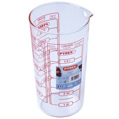 Pyrex indas su matavimo skale Classic, 0,5 l kaina ir informacija | Virtuvės įrankiai | pigu.lt