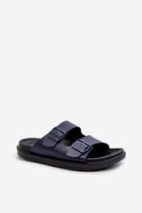 Light Men's Flip-Flops With Buckles Big Star NN174593 Navy 31842-R цена и информация | Мужские шлепанцы, босоножки | pigu.lt