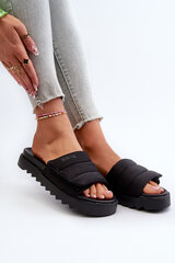 Women's Platform Slides Big Star NN274772 Black 31849-21 цена и информация | Женские тапочки | pigu.lt