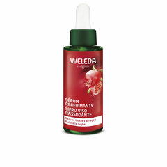 Stangrinamasis veido serumas su granatais ir peruvinėmis pipirnėmis Weleda Pomegranate &amp; Maca Peptides Firming Face, 30 ml kaina ir informacija | Veido aliejai, serumai | pigu.lt