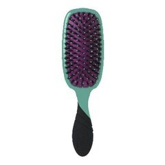 Ovalus plaukų šepetys su šerno šeriais WETBRUSH PRO SHINE ENHANCER Purist Blue цена и информация | Расчески, щетки для волос, ножницы | pigu.lt