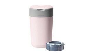 Konteineris sauskelnėms Tommee Tippee Sangenic Twist&amp;Click, rožinis kaina ir informacija | Sauskelnės | pigu.lt