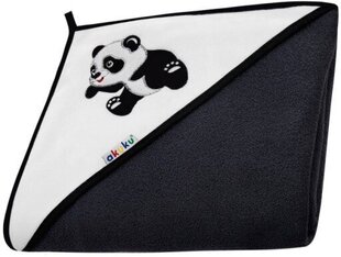 Kūdikio rankšluostis su gobtuvu AKUKU, 100x100 cm, Panda A1251 kaina ir informacija | Maudynių priemonės | pigu.lt