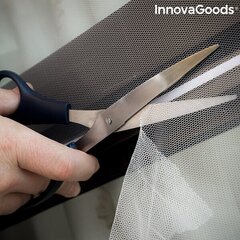 КЛЕЙКАЯ РАЗРЕЗНАЯ МОСКИТНАЯ СЕТКА ДЛЯ ОКОН WHITE INNOVAGOODS цена и информация | Москитные сетки | pigu.lt