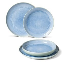 4 dalių indų komplektas Like by Villeroy &amp; Boch Crafted Blueberry kaina ir informacija | Indai, lėkštės, pietų servizai | pigu.lt