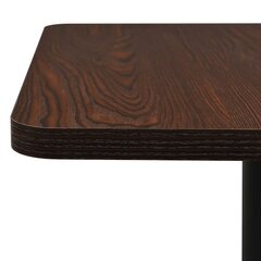 Bistro staliukas, 70x70x107 cm, rudas kaina ir informacija | Virtuvės ir valgomojo stalai, staliukai | pigu.lt