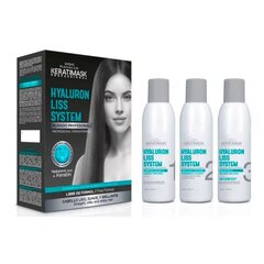 Профессиональный набор для выпрямления волос Be Natural Keratimask Professional Kit 3 цена и информация | Средства для укрепления волос | pigu.lt