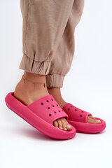 Women's Foam Slides on Thick Sole Fuchsia Beula 32039-27 цена и информация | Женские тапочки | pigu.lt