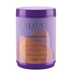 Маска для светло-коричневых, окрашенных и осветленных волос Inebrya Blondesse No-Orange, 1000мл цена и информация | Средства для укрепления волос | pigu.lt