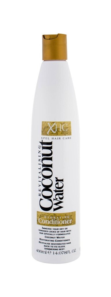 Atkuriamasis plaukų kondicionierius Xpel Hair Care Revitalising Coconut Water 400 ml kaina ir informacija | Balzamai, kondicionieriai | pigu.lt