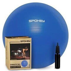 Мяч гимнастический Spokey Fitball III 75 см, синий цена и информация | Гимнастические мячи | pigu.lt